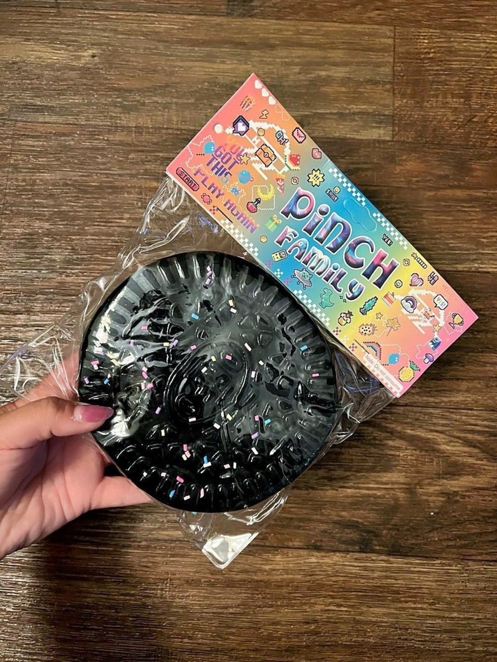 Jumbo Taba Cookie Squeeze Toy | Sprinkle Filled | New in Package